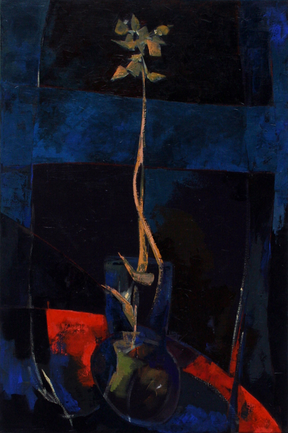 Florero en la mesa 54x81 cm Ã³leo/lienzo 2015